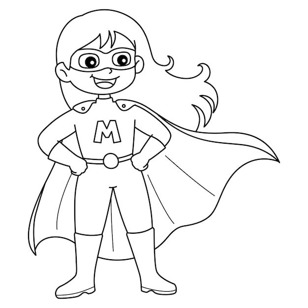 Desenho para imprimir e pintar com a Super Mãe, a mulher mais importante em nossas vidas, para comemorar o dia das mães de forma especial.