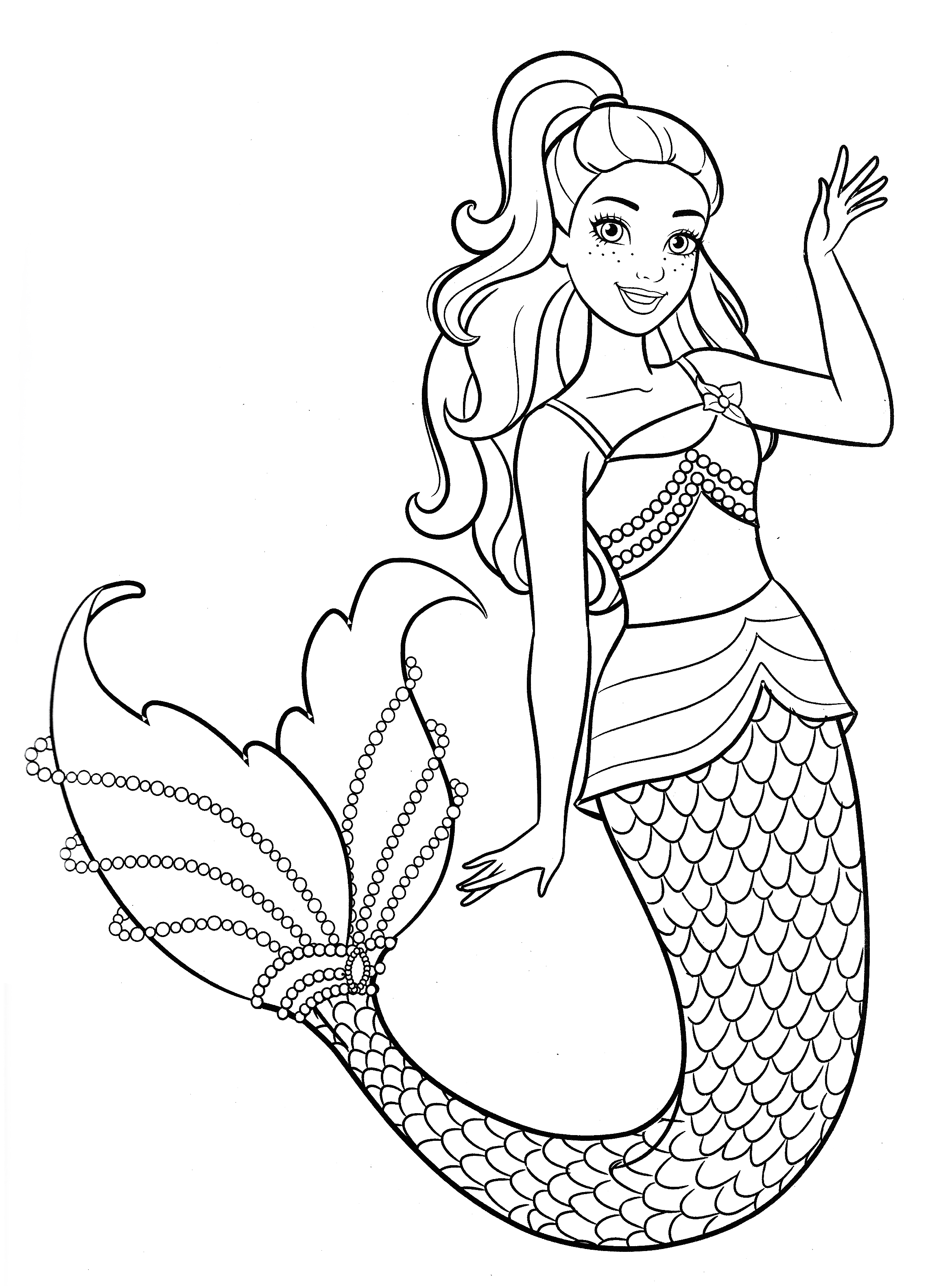 Desenho da barbie serei para imprimir e pintar